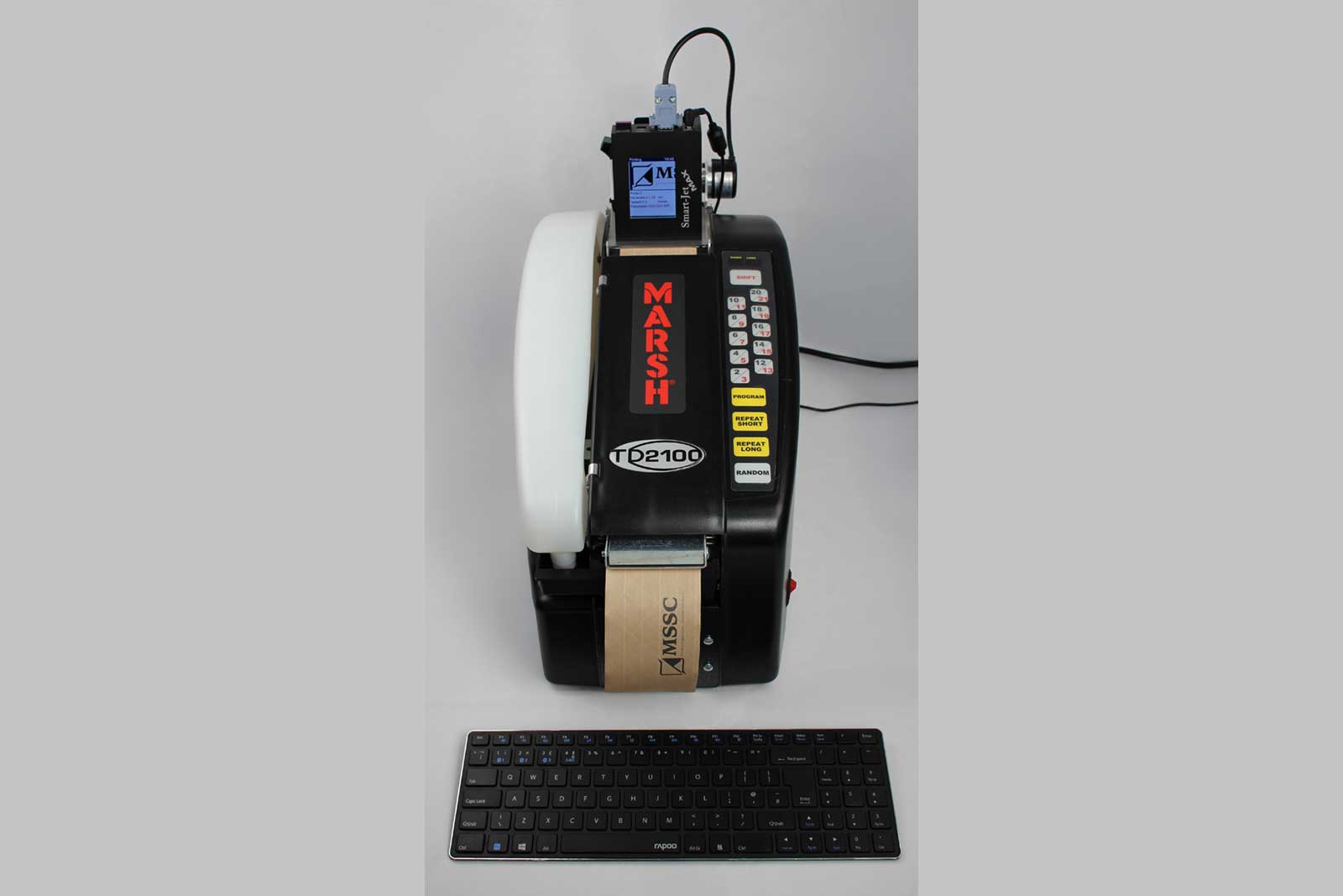 ispenser TDE per nastro gommato con stampante integrata