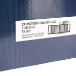 Euromps - texts and barcodes on secondary glossy cardboard packaging, height 70mm printing